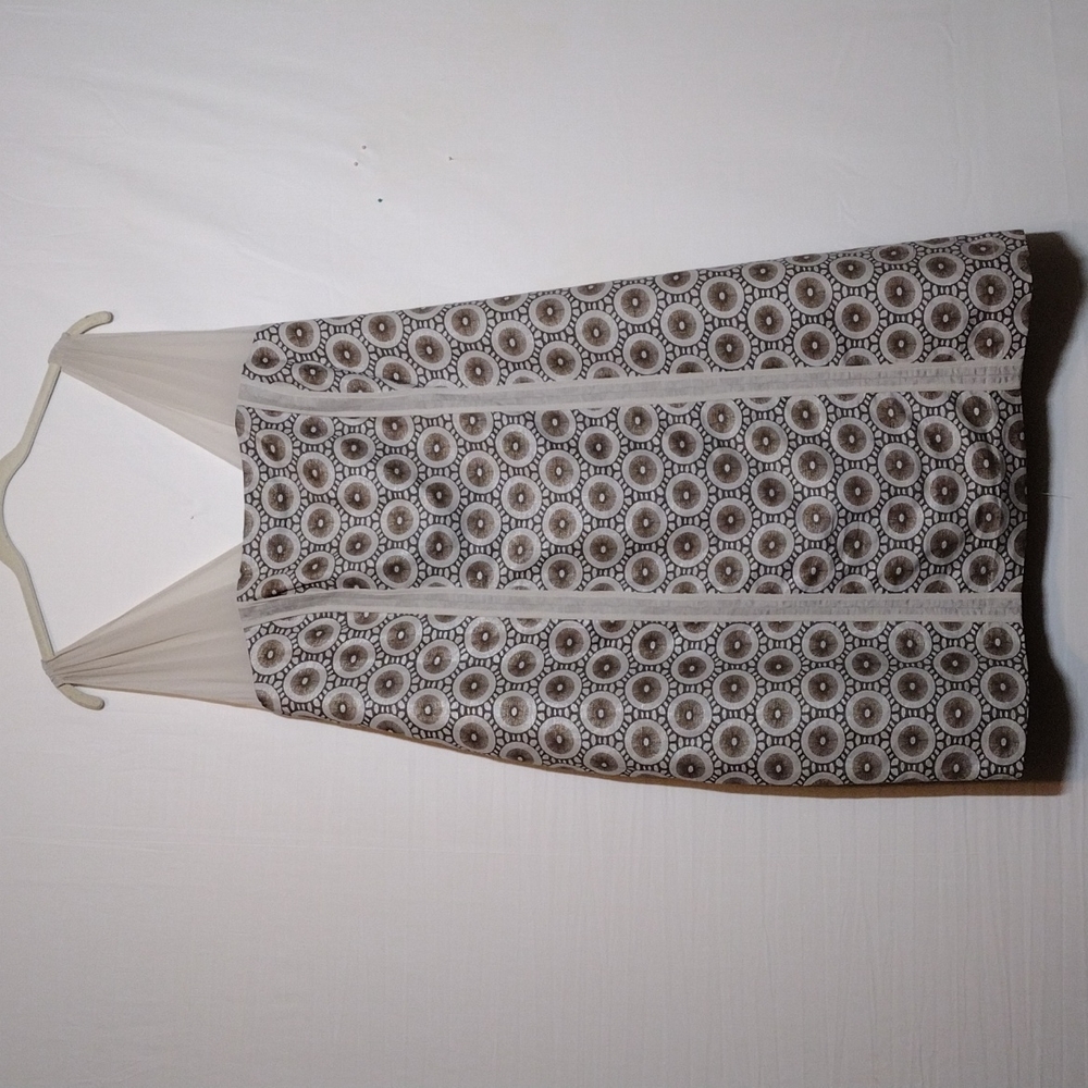 Isabel Toledo for NWT Lane Bryant Metallic Sleeveless Linen Blend Dress Sz 20